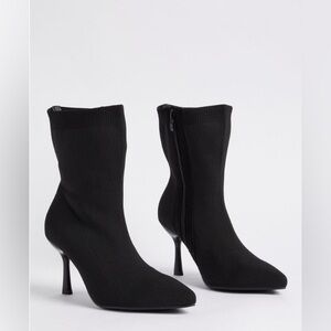 Torrid Stretch Knit Stiletto Heel Bootie (WW)